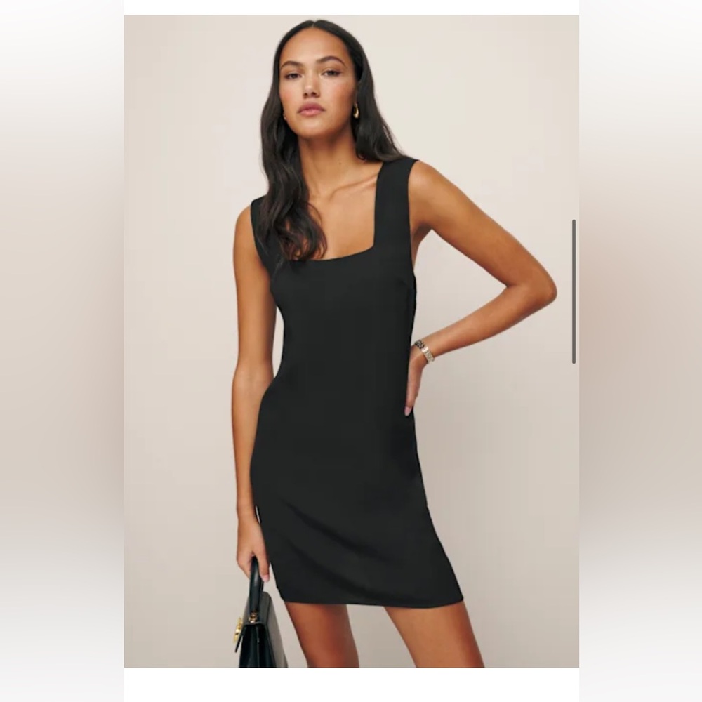 Reformation Alora Dress Black - Size 12